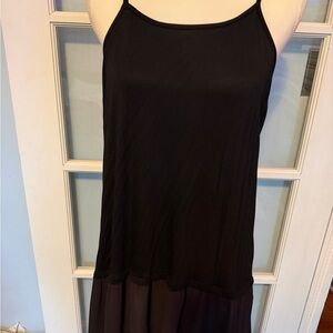 Black Spaghetti Strap cami/blouse or mini dress extender